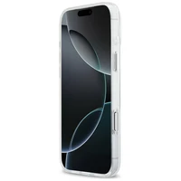 Karl Lagerfeld IML Karl RSG logotipo magnetinis dėklas telefonui iPhone 17 Pro Max - skaidrus
