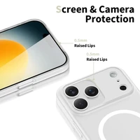 Tech-Protect MagSlim Magnetinis dėklas telefonui iPhone 17 Pro Max - matinė balta