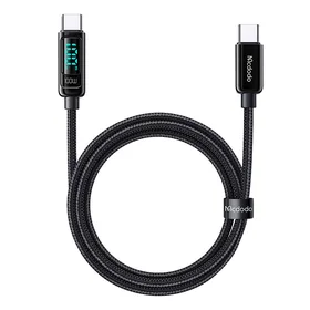 "Mcdodo CA-8820" 100W USB-C į USB-C kabelis, 1,2 m (juodas)