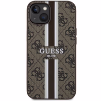 Guess GUHMP14MP4RPSW iPhone 14 Plus 6.7" rudas/rudas kietas dėklas 4G Printed Stripes MagSafe