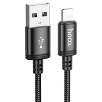 Kabelis USB-A į Lightning Hoco 2,4A 3 m X91 juodas