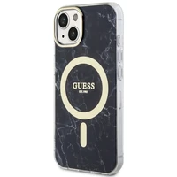 Guess GUHMP14MPCUMAK iPhone 14 Plus 6.7" Dėklas telefonui juodas marmuras magnetinis