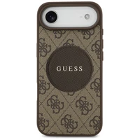 Guess 4G Circle Classic Logo Magnetinis dėklas telefonui iPhone Air - ruda