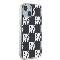 DKNY IML languotas mono raštas dėklas telefonui iPhone 15 / 14 / 13 - juodas