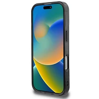 BMW Motosport IML vertikali juosta iPhone 16 Pro dėklas - pilkas