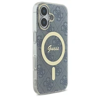Guess IML 4G MagSafe iPhone 16 dėklas - mėlynas