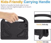 Dėklas Shockproof Kids Samsung X210/X215/X216 Tab A9 Plus 11.0/X230/X235/X236 Tab A11 Plus 11.0 juodas