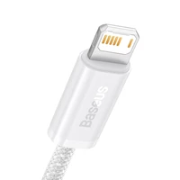 Baseus Dynamic kabelis USB į Lightning, 2.4A, 2m (baltas)