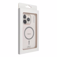 Drop Glue spalvingas magnetinis dėklas telefonui, suderinamas su MagSafe, skirtas SAMSUNG A16 5G / A16 4G, pilkas