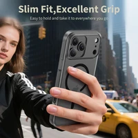 Tech-Protect MagSlim Magnetinis dėklas telefonui iPhone 17 - matinė juoda