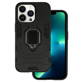 Ring Armor dėklas telefonui Iphone 13 Pro Max juodas