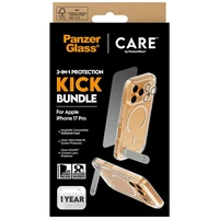 CARE by PanzerGlass funkcionalus rinkinys 3in1 dėklas + stiklas + lęšio apsauga iPhone 17 Pro