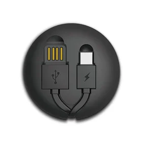 REMAX kabelis Cutebaby RC-99a - USB į Type C - 1 metras juodas