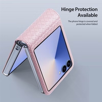 Dėklas Dux Ducis "Bril" Samsung F741 Z Flip6 rožinis