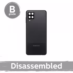 Galinis dangtelis skirtas Samsung A125 A12 / Black / su stikliukais 100% originalus (9/10 naudotas)