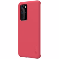 Nillkin Super Frosted Shield - dėklas Huawei P40 Pro (Bright raudonas)