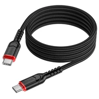 Kabelis USB C į USB C Hoco PD QC 3A 60W 1 m X59 juodas