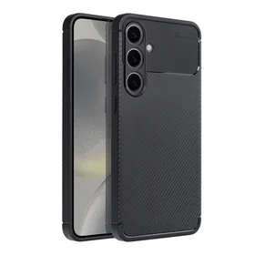 Dėklas telefonui CARBON PREMIUM SAMSUNG S24 Plus juodas