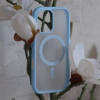 Liavec minkštas dėklas skirtas Iphone 17 mėlynas