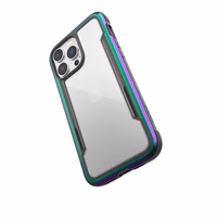 X-Doria Raptic Shield - Aluminum dėklas iPhone 14 Pro Max (Drop-Tested 3m) (Iridescent)