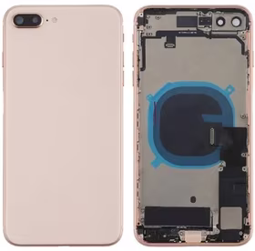 Galinis dangtelis iPhone 8 Plus Gold pilnas su šleifais originalus (used Grade B)