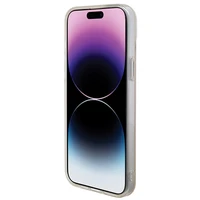 Guess IML Iridescent Magnetinis dėklas telefonui iPhone 15 Pro - rožinis