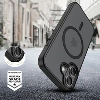 Tech-Protect MagMat Magnetinis dėklas telefonui iPhone 17 - matinė juoda