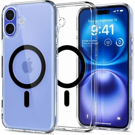 Spigen Ultra Hybrid MagSafe dėklas, skirtas iPhone 16 – juoda