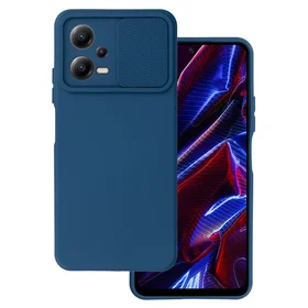 Camshield Soft dėklas telefonui Xiaomi Redmi Note 12 5G/Poco X5 (m) - tamsiai mėlynas