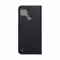 SMART CASE knygos tipo dėklas telefonui REALME C25Y juodas