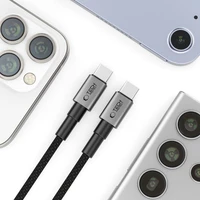 Tech-Protect UltraBoost DNA USB-C PD100W/5A laidas 300cm - pilkas