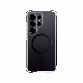 Rock Crystal Clear Magnetic Series Dėklas for Samsung Galaxy S26 Ultra skaidrus-juodas