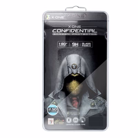 X-ONE Pilnas Dangtis Itin Stiprus Privatumas - iPhone 14 Pro Max (pilnas klijavimas) grūdintas stiklas 9H