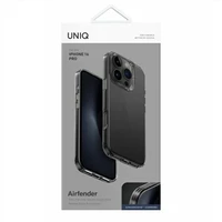 Uniq Air Fender dėklas telefonui iPhone 16 Pro - pilkas