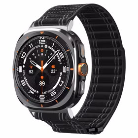 SPIGEN WBF0 dirželis SAMSUNG GALAXY WATCH ULTRA 2024 / 2025 (47 MM) juodas