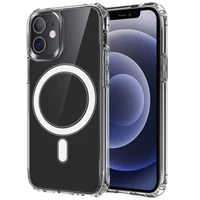 TEL PROTECT MagSilicone dėklas telefonui Iphone 12 Pro Max permatomas