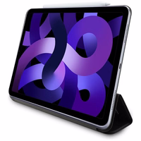 Karl Lagerfeld Saffiano Magnetinis Karl & Choupette iPad Air 11" 2024 Knygos viršelio dėklas - juodas