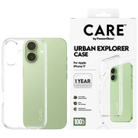 CARE by PanzerGlass Flagship Urban Explorer dėklas su permatomu rėmeliu iPhone 17 - permatomas