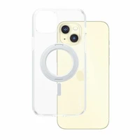 CARE by PanzerGlass dėklas telefonui su stovu MagSafe iPhone 15 Plus - sidabrinis