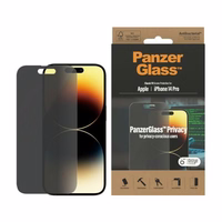 PanzerGlass Classic Fit antibakterinis privatumo stiklas iPhone 14 Pro