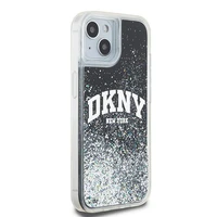 DKNY Liquid Glitter Big Logo iPhone 14/15/13 Dėklas telefonui (m) - juodas (m)