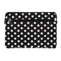 Wonder Dėklas nešiojamam kompiuteriui 17 colių, juodas taškuotas raštas