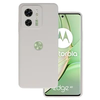Dėklas telefonui Silikoninis lengvas titano spalvos Motorola Edge 40 5G
