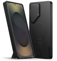 Tech-Protect Kevlar Aura Magnetinis dėklas telefonui Samsung Galaxy S25 Ultra - juodas/oranžinis