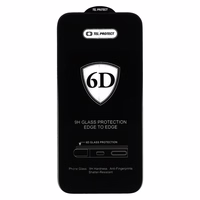 Tel Protect Full Glue 6D apsauginis stiklas IPHONE 13 PRO MAX juodas