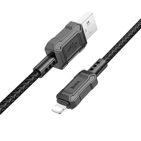 Kabelis USB A į Lightning Hoco 2,4A 1 m X94 juodas