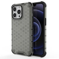 Honeycomb Case šarvu dangtelis su TPU buferiu iPhone 13 Pro juodas