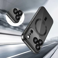 Tech-Protect MagFlex Magnetinis dėklas telefonui iPhone 17 Pro Max - skaidrus juodas