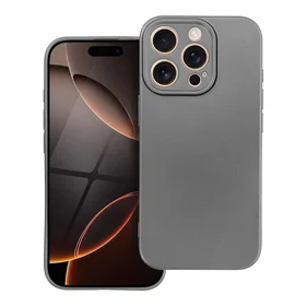 METALLIC dėklas telefonui IPHONE 16 Pro pilkas