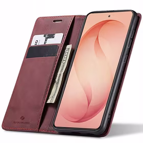 Spacecase dėklas Wallet Galaxy S26 raudonas